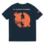 NO WEAPON FORMED DRIPPING ORANGE LOGO - Unisex organic cotton t-shirt