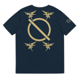 NO WEAPON FORMED FIGHTING ANGEL GOLD/BLACK - Unisex organic cotton t-shirt