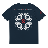 NO WEAPON FORMED "SURROUNDED BY ANGELS" WHITE/RED - Unisex organic cotton t-shirt
