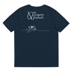 NO WEAPON FORMED "BOW & ARROW ANGELS" WHITE/BLACK - Unisex organic cotton t-shirt