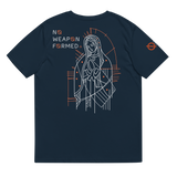 NO WEAPON FORMED "LADY OF GUADALUPE" BLACK/ORANGE - Unisex organic cotton t-shirt