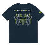 NO WEAPON FORMED "CONTOURED ANGEL" NEON/WHITE/BLACK - Unisex organic cotton t-shirt