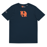 NO WEAPON FORMED DRIPPING ORANGE LOGO - Unisex organic cotton t-shirt