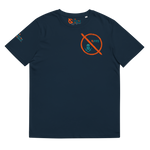 NO WEAPON FORMED 'OPPS/ROBBERS' ORANGE/AQUA GREEN - Unisex organic cotton t-shirt