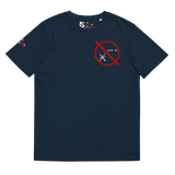 NO WEAPON FORMED GRENADE LAUNCHER RED/BLACK - Unisex organic cotton t-shirt