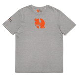 NO WEAPON FORMED DRIPPING ORANGE LOGO - Unisex organic cotton t-shirt