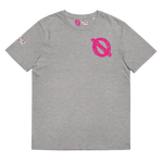 NO WEAPON FORMED "CONTOURED ANGEL" PINK/WHITE/BLACK - Unisex organic cotton t-shirt