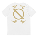 NO WEAPON FORMED FIGHTING ANGEL GOLD/BLACK - Unisex organic cotton t-shirt