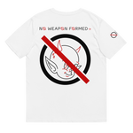 NO WEAPON FORMED 'DEVIL'  BLACK/RED/WHITE - Unisex organic cotton t-shirt