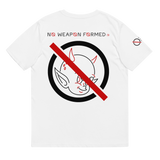 NO WEAPON FORMED 'DEVIL'  BLACK/RED/WHITE - Unisex organic cotton t-shirt