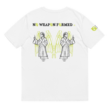 NO WEAPON FORMED "CONTOURED ANGEL" NEON/WHITE/BLACK - Unisex organic cotton t-shirt