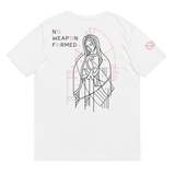 NO WEAPON FORMED "LADY OF GUADALUPE" BLACK/PINK - Unisex organic cotton t-shirt