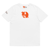 NO WEAPON FORMED DRIPPING ORANGE LOGO - Unisex organic cotton t-shirt