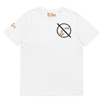 NO WEAPON FORMED 'ROBBER/OPPS' ORANGE/WHITE/BLACK - Unisex organic cotton t-shirt