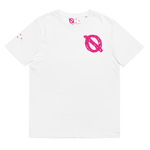 NO WEAPON FORMED "CONTOURED ANGEL" PINK/WHITE/BLACK - Unisex organic cotton t-shirt