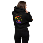 NO WEAPON FORMED LGBT+ HATE -  Women's Crop Hoodie