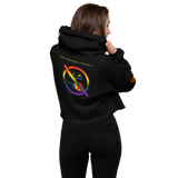 NO WEAPON FORMED LGBT+ HATE -  Women's Crop Hoodie