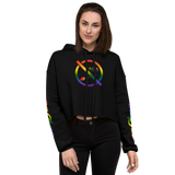 NO WEAPON FORMED LGBT+ HATE -  Women's Crop Hoodie