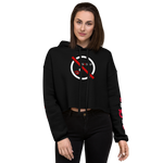 NO WEAPON FORMED 'GOSSIP/BLAH' - Women's Crop Hoodie