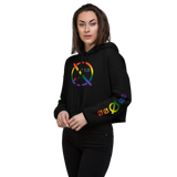 NO WEAPON FORMED LGBT+ HATE -  Women's Crop Hoodie