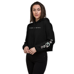 NO WEAPON FORMED PASTEL CAMO LOGO - Women's Crop Hoodie