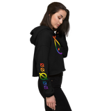 NO WEAPON FORMED LGBT+ HATE -  Women's Crop Hoodie