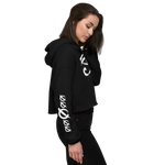 NO WEAPON FORMED HORUS EYE BLACK/WHITE -  Crop Hoodie