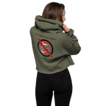 NO WEAPON FORMED 'GOSSIP/BLAH' - Women's Crop Hoodie