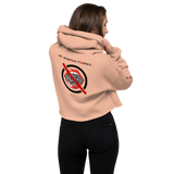 NO WEAPON FORMED 'GOSSIP/BLAH' - Women's Crop Hoodie