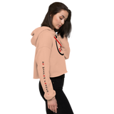 NO WEAPON FORMED 'GOSSIP/BLAH' - Women's Crop Hoodie