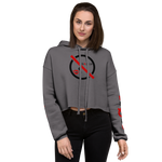 NO WEAPON FORMED 'GOSSIP/BLAH' - Women's Crop Hoodie