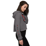 NO WEAPON FORMED 'GOSSIP/BLAH' - Women's Crop Hoodie