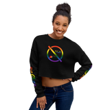 NO WEAPON FORMED LGBT+ HATE - Women's Crop Sweatshirt