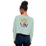 NO WEAPON FORMED LGBT+ HATE - Women's Crop Sweatshirt