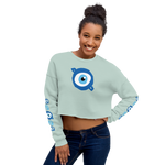 NO WEAPON FORMED PROTECTION MATIASMA EYE - Women's Crop Sweatshirt