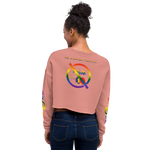 NO WEAPON FORMED LGBT+ HATE - Women's Crop Sweatshirt