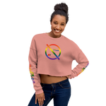 NO WEAPON FORMED LGBT+ HATE - Women's Crop Sweatshirt