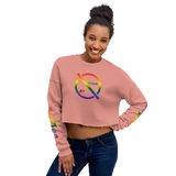 NO WEAPON FORMED LGBT+ HATE - Women's Crop Sweatshirt