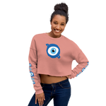 NO WEAPON FORMED PROTECTION MATIASMA EYE - Women's Crop Sweatshirt