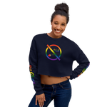 NO WEAPON FORMED LGBT+ HATE - Women's Crop Sweatshirt