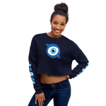 NO WEAPON FORMED PROTECTION MATIASMA EYE - Women's Crop Sweatshirt